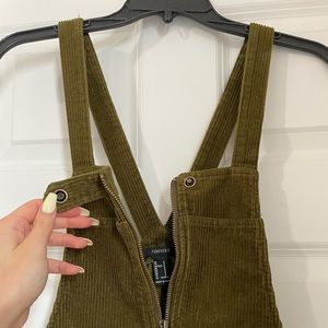 Green overall dress - Only worn twice.
